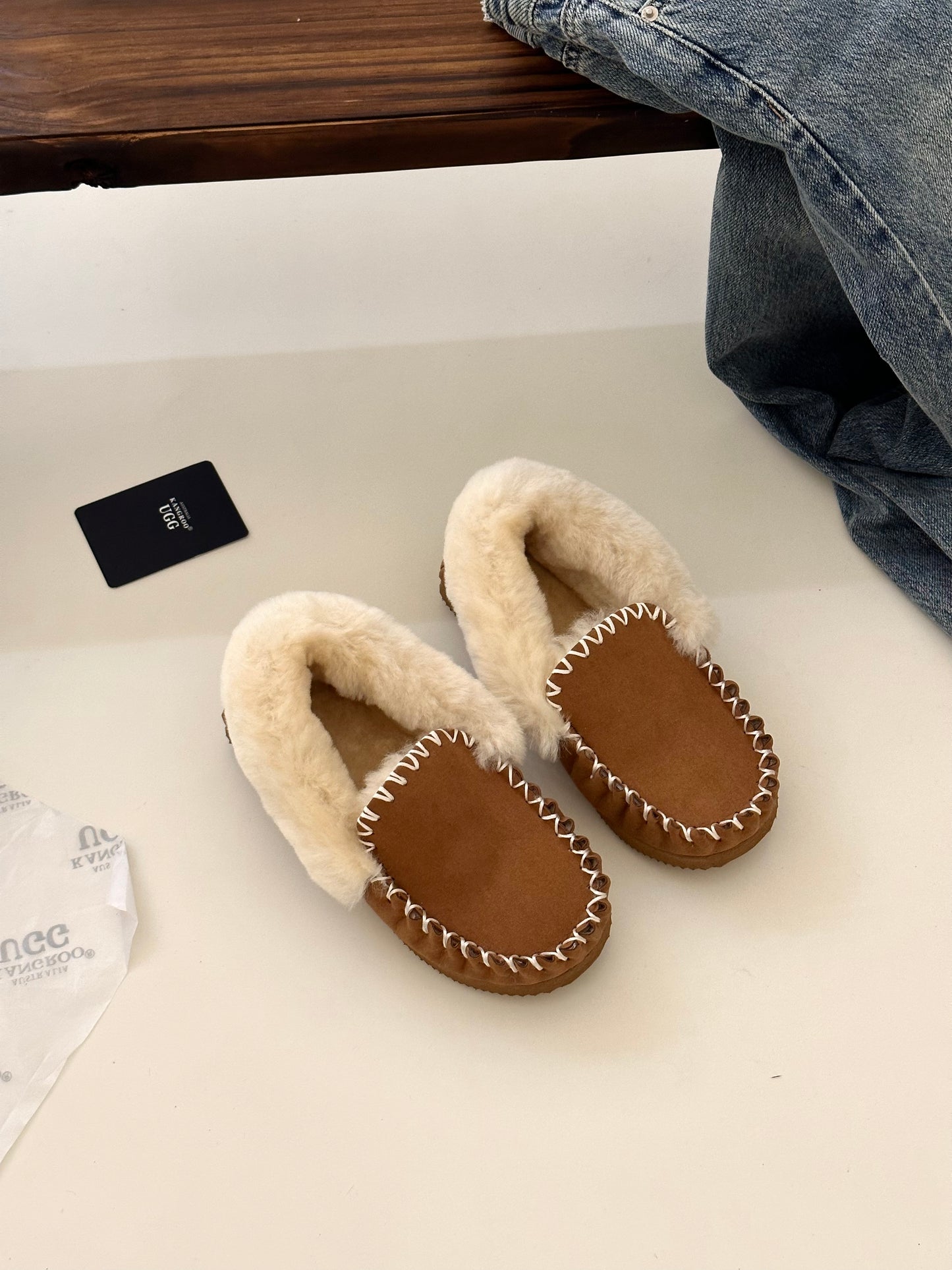 Sheepskin Moccasins