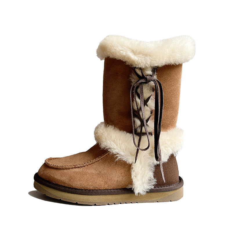 Classic Lace-Up Boots
