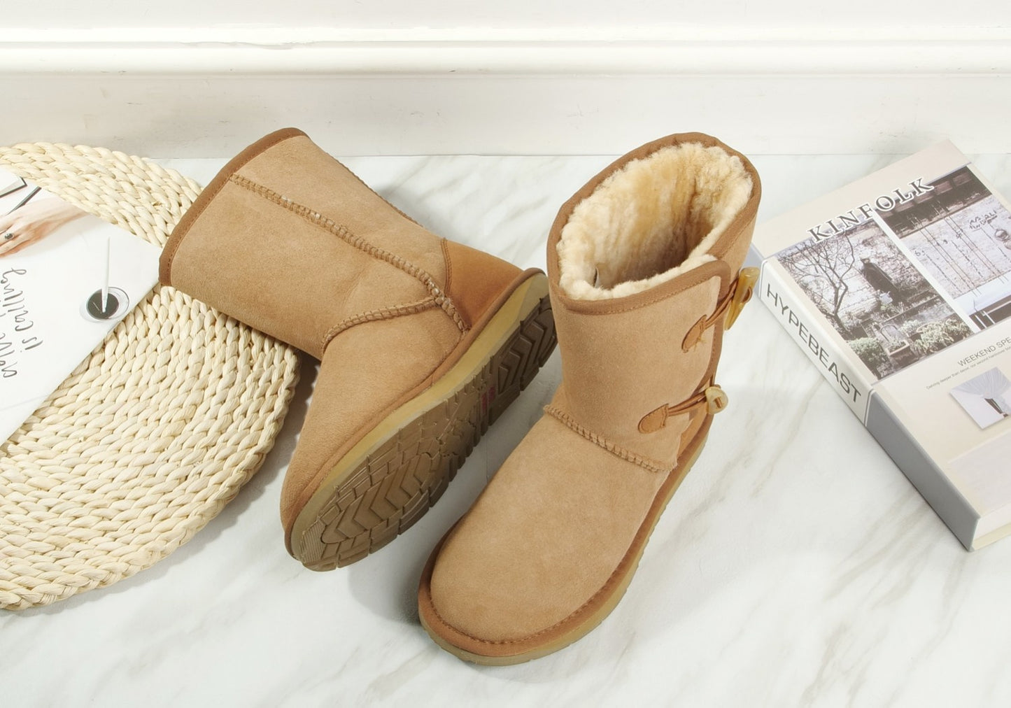 Two Toggle UGG Boots