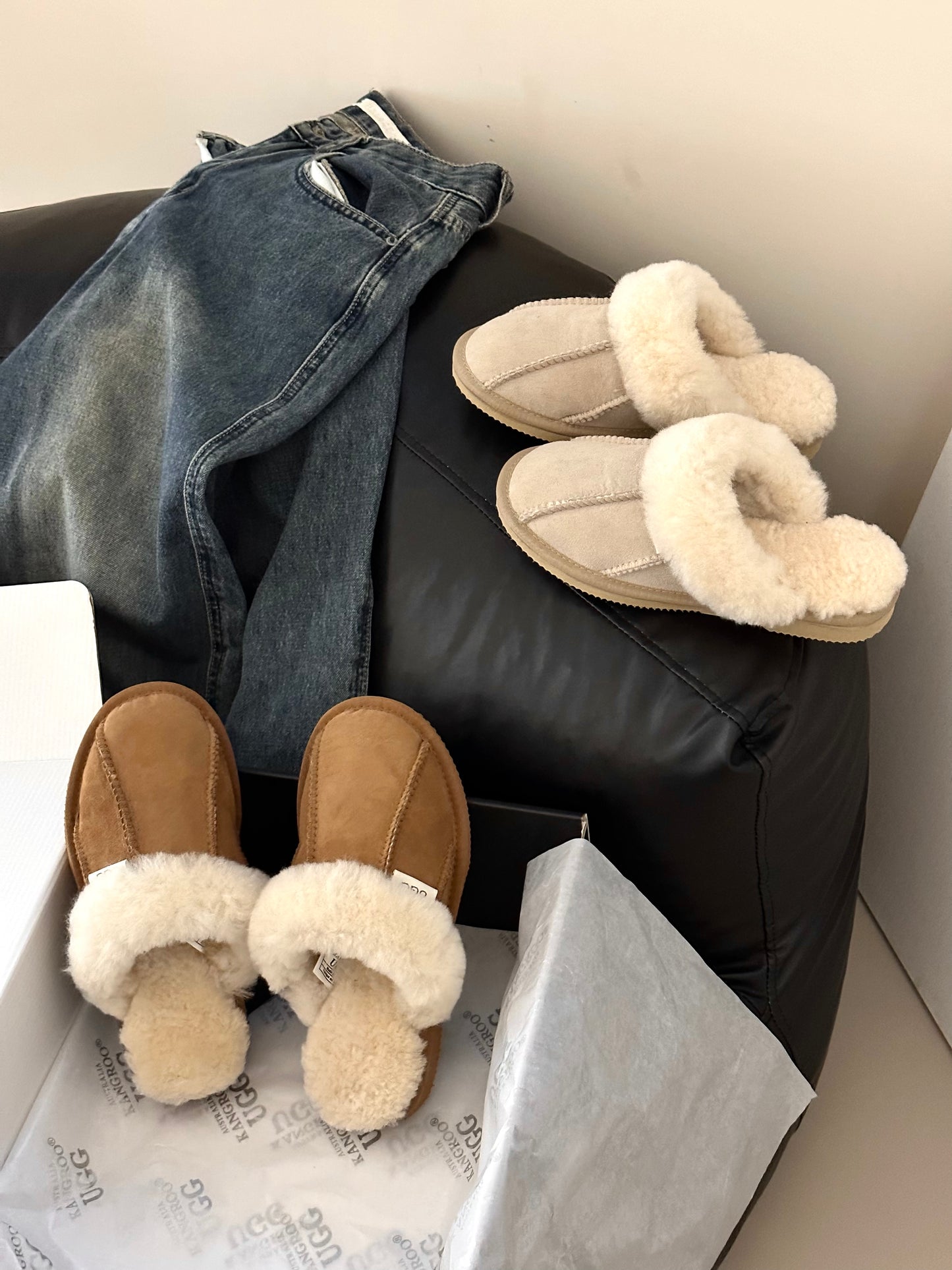 Sheepskin 3 Piece Scuffs