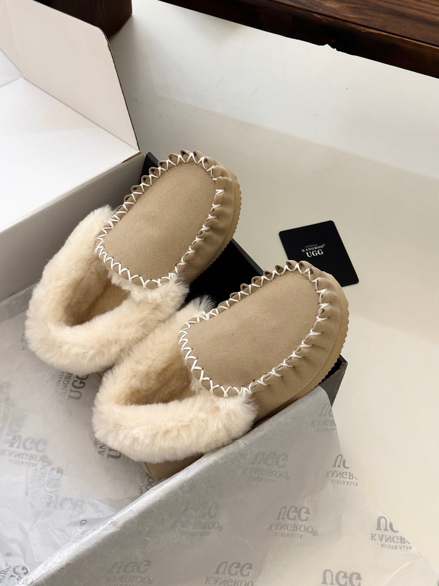 Sheepskin Moccasins