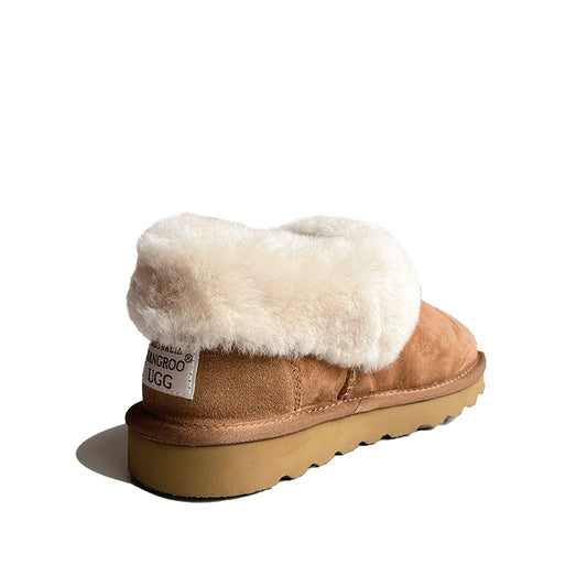 Ladies Cozzy Slippers Chestnut