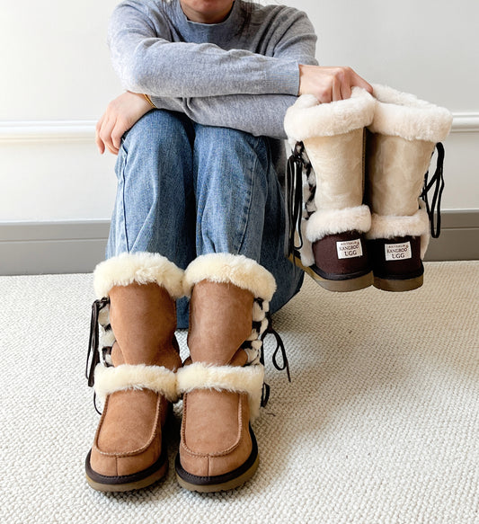 Classic Lace-Up Boots