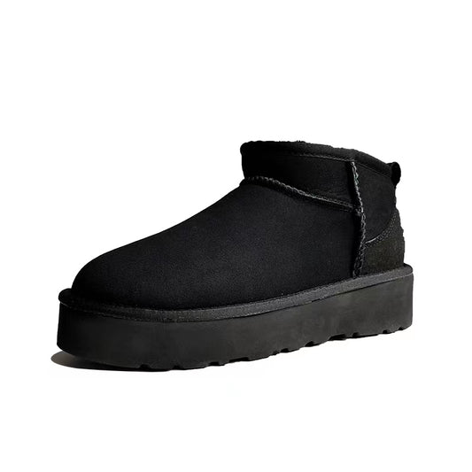 Ultra Mini Platform Boots Black