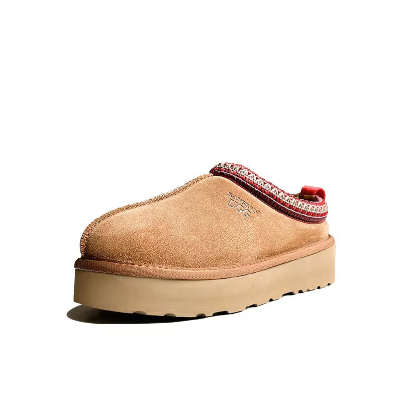 Tassie Platform Slippers Chestnut