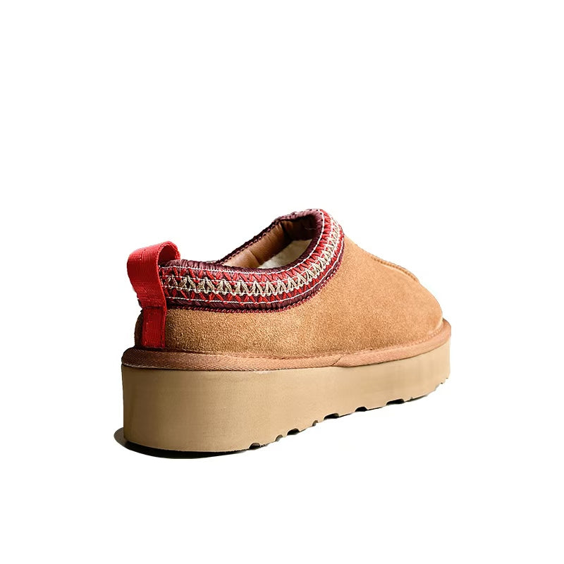 Tassie Platform Slippers Chestnut