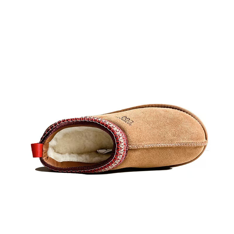 Tassie Platform Slippers Chestnut