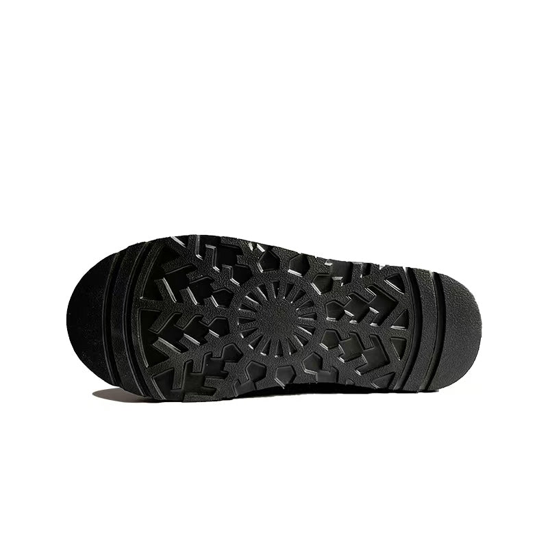 Tassie Platform Slippers Black