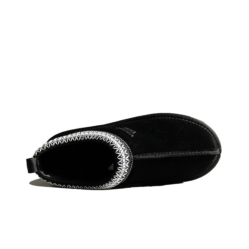 Tassie Platform Slippers Black