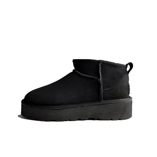 Ultra Mini Platform Boots Black